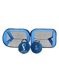 FIFA 2-Piece Portable Football Goal Net Set Fun Activity Creative Play Set  - Image 1