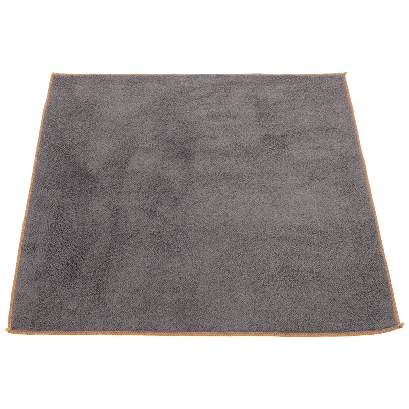 منشفة غسيل السيارات من الألياف الدقيقة ذات الوجهين 30x30 سم قماش تجفيف سميك من الفرو المرجاني - Image 2