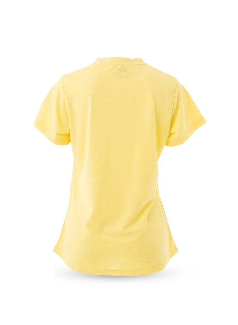 گریوِٹی فورس تيشيرت جرافيتي فورس نسائي ضاغط للتمارين | قماش مزيج قطني قابل للتنفس | كم قصير بقصة ضيقة | ملابس رياضية مثالية للجيم والجري والاستخدام اليومي - Image 3