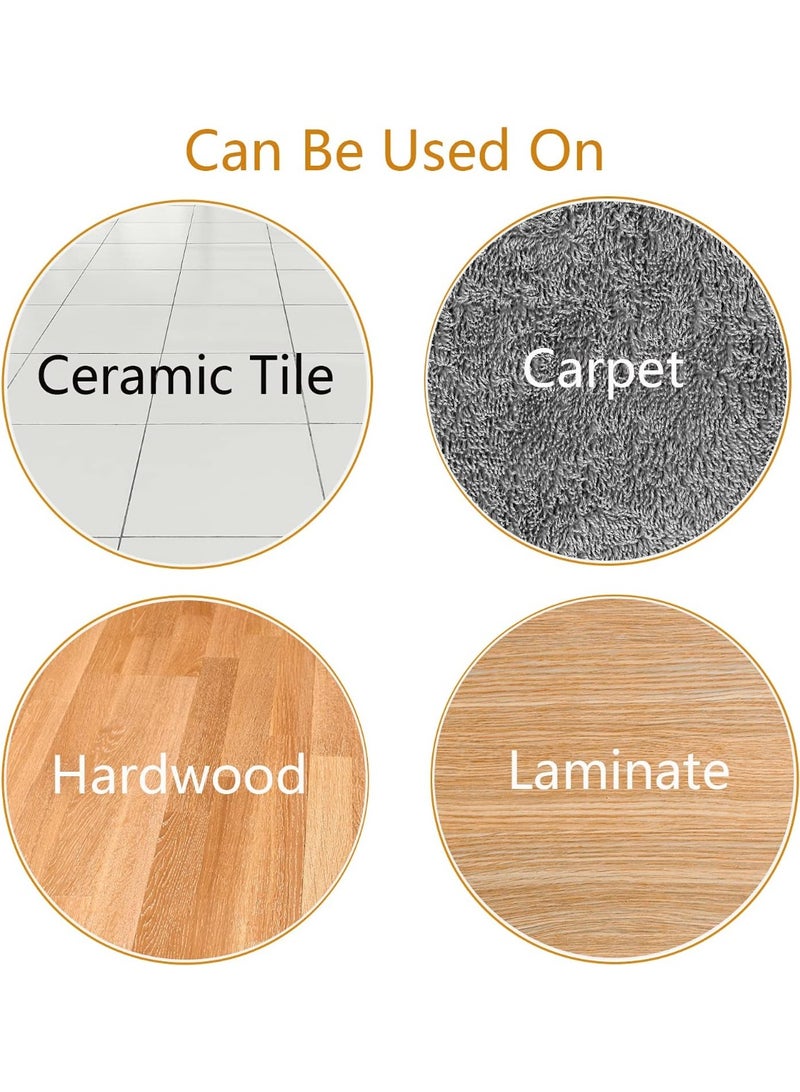 VIUAUAX 32mm Furniture Sliders for Carpet & Hardwood Floors, 24PCS Furniture Pads for Quickly and Easily Move Any Item and Protect The Floor - Image 4