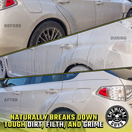 Chemical Guys CWS_301_64 Citrus Wash & Gloss Foaming Car Wash Soap (Works with Foam Cannons, Foam Guns or Bucket Washes) For Cars, Trucks, Motorcycles, RVs & More, 64 fl oz (Half Gallon) Citrus Scent - Image 4