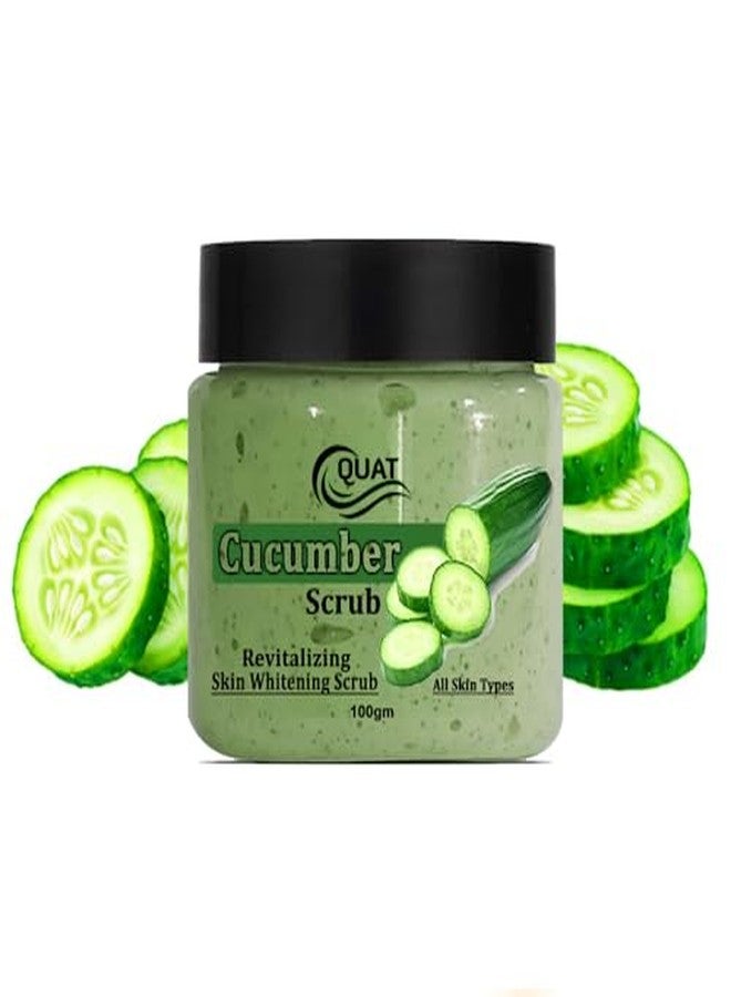 QUAT Cucumber Face Scrub for Cooling, Pore Tightening & Oil Control | Exfoliating Scrub to Remove Dead Skin, Dirt & Excess Oil - 100 g - Image 2