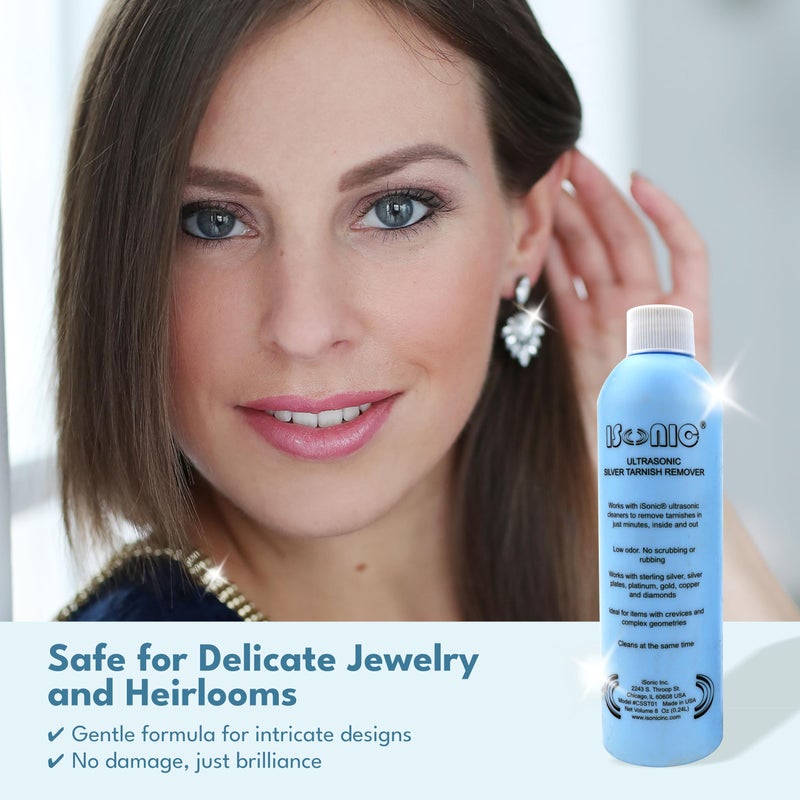 iSonic CSST01 Ultrasonic Tarnish Remover, 8 fl. oz. Bottle (Do Not Dilute) - Image 3