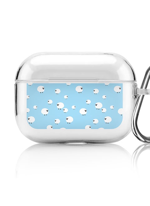 Classic Clear printed Case for Apple AirPods Pro 2nd Generation Thin Transparent Cover [Designed for Apple AirPods Pro 2nd Generation] - Counting Sheep