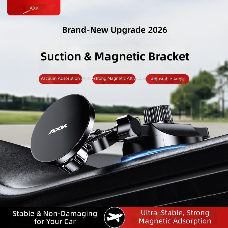 AXK Magnetic Car Phone Mount with Vacuum Suction - Strong Magnet, Universal Fit - Image 3