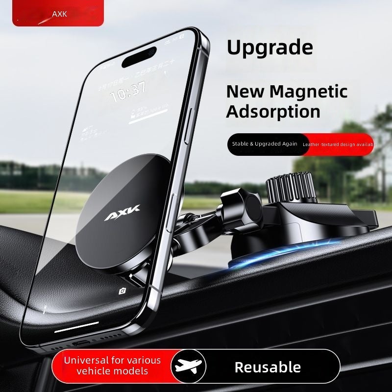 AXK Magnetic Car Phone Mount with Vacuum Suction - Strong Magnet, Universal Fit - Image 2