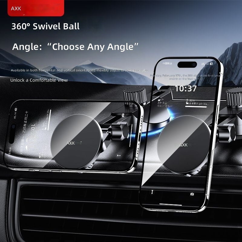 AXK Magnetic Car Phone Mount with Vacuum Suction - Strong Magnet, Universal Fit - Image 4
