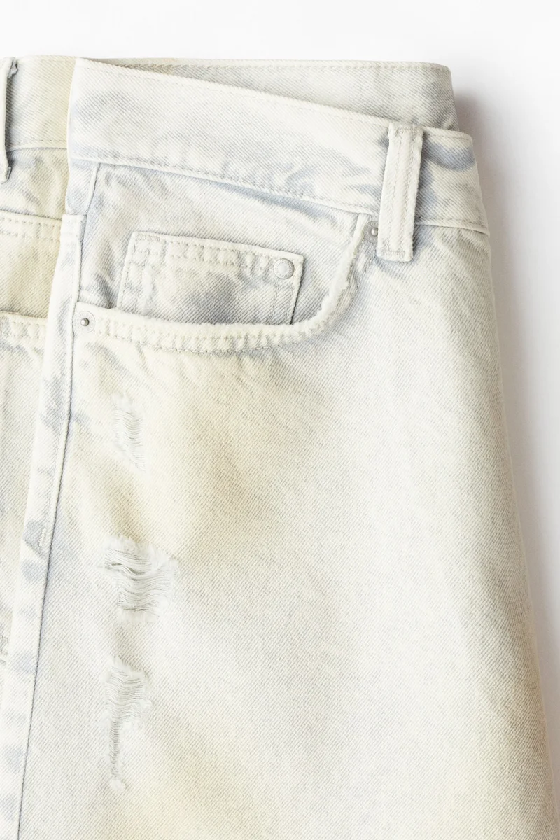H&M  Baggy Denim shorts for Men | Best Price UAE