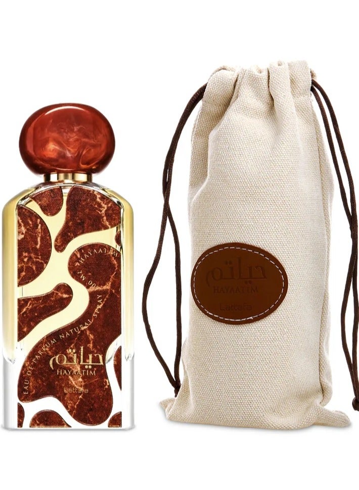 Lattafa Hayaatim Eau de Parfum for Unisex, 3.4 - Image 1