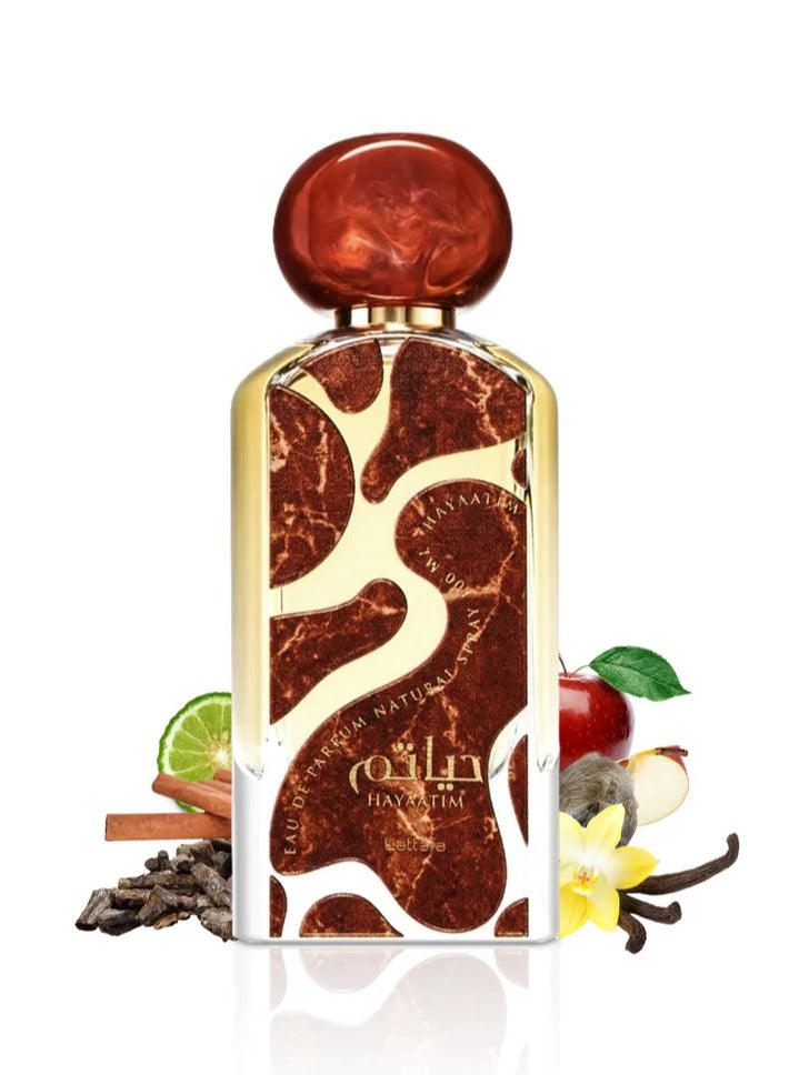 Lattafa Hayaatim Eau de Parfum for Unisex, 3.4 - Image 2