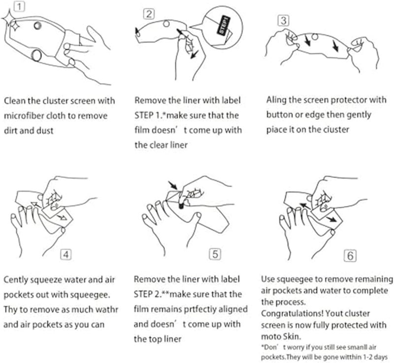 DEMULAX XL750 Transalp Motorcycle Screen Protector - Image 4