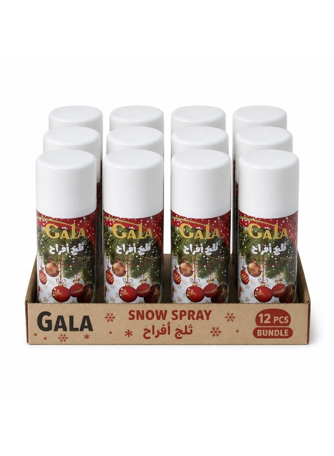 Gala 12 Piece Weddings and Birthdays Snow Sprays - Image 1