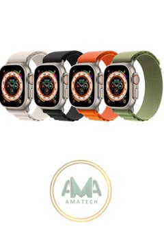 Generic New Apple Watch band  olive/orange/black/white  size ultra 49mm  - Image 2