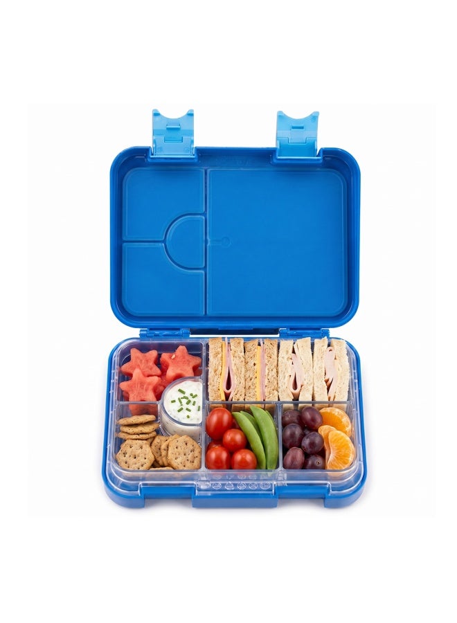 Cocobee Bento Lunch Box, 6 Adjustable Compartments - Blue - Image 3