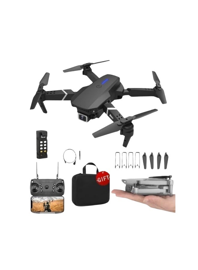 طائرة بدون طيار قابلة للطي من طراز Generic مزودة بكاميرا مزدوجة بدقة 4K