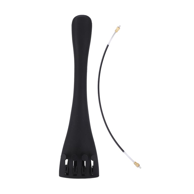 4/4 Cello Tailpiece Carbon Fiber 4 Tuners String Board with Fine Tuning Nylon Tail Gut Parts - Image 2