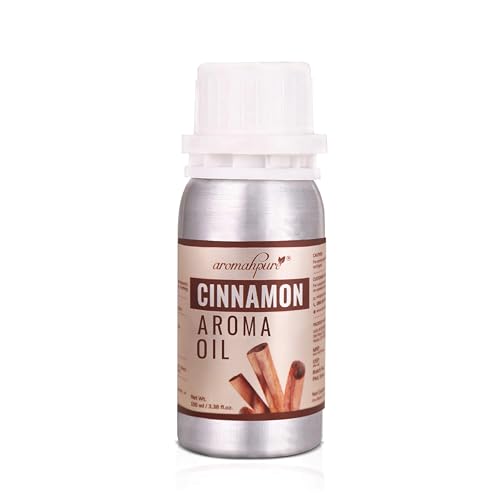 Aromahpure Cinnamon Aroma Oil | 100ml Undiluted & Natural | Long-Lasting Scent for Aromatherapy, Candle & Soap Making, Diffusers, Room Freshener, Humidifier, Bathroom Revitalizer & Home Essentials - Image 1