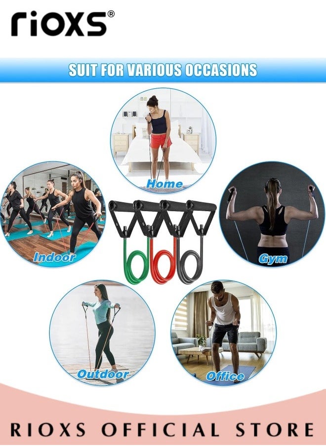 RIOXS - Door Anchor Bands for Resistance Band Exercise Portable Door Band Resistance Exercise Equipment for Home Fitness Easy to Install No Drilling Required - Image 1