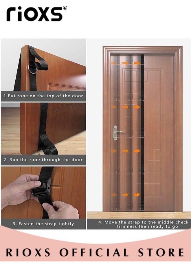 RIOXS - Door Anchor Bands for Resistance Band Exercise Portable Door Band Resistance Exercise Equipment for Home Fitness Easy to Install No Drilling Required - Image 1