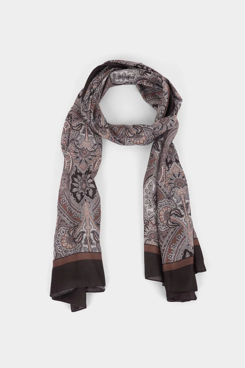 Defacto Woman Paisley Patterned Shawl