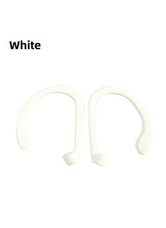Generic Suitable For Air Pods Anti-lost Ear Hanging Apple Bluetooth Headset Sports Anti-lost Wireless Ear Hanging Silicone Ear Hanging-Color:White Left And Right Pair (naked)-Model:General  - Image 1