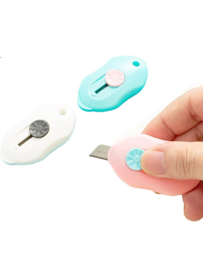 M.G [National Pride] M&G Portable Mini Utility Knife, Box Cutter, Student Art Paper Cutter For Exams, 1 Piece Random Color Ass91361 - Image 2