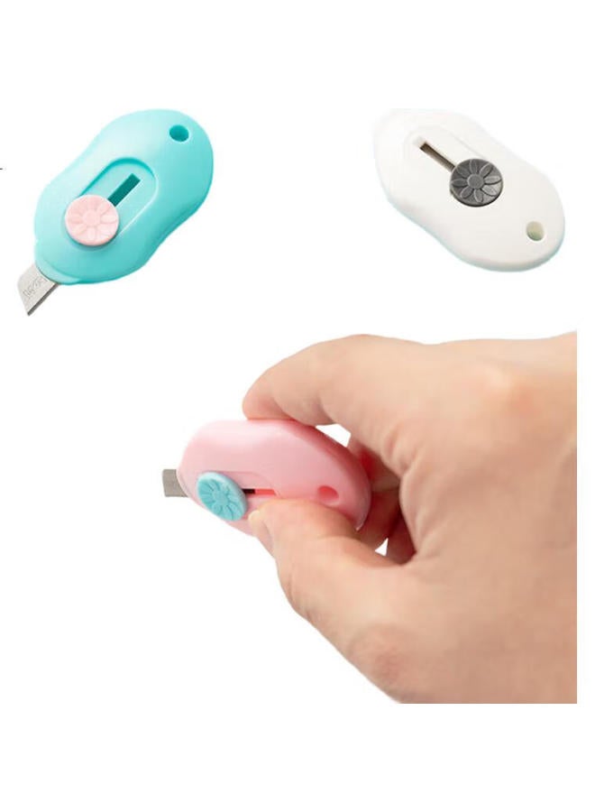 M.G [National Pride] M&G Portable Mini Utility Knife, Box Cutter, Student Art Paper Cutter For Exams, 1 Piece Random Color Ass91361 - Image 3