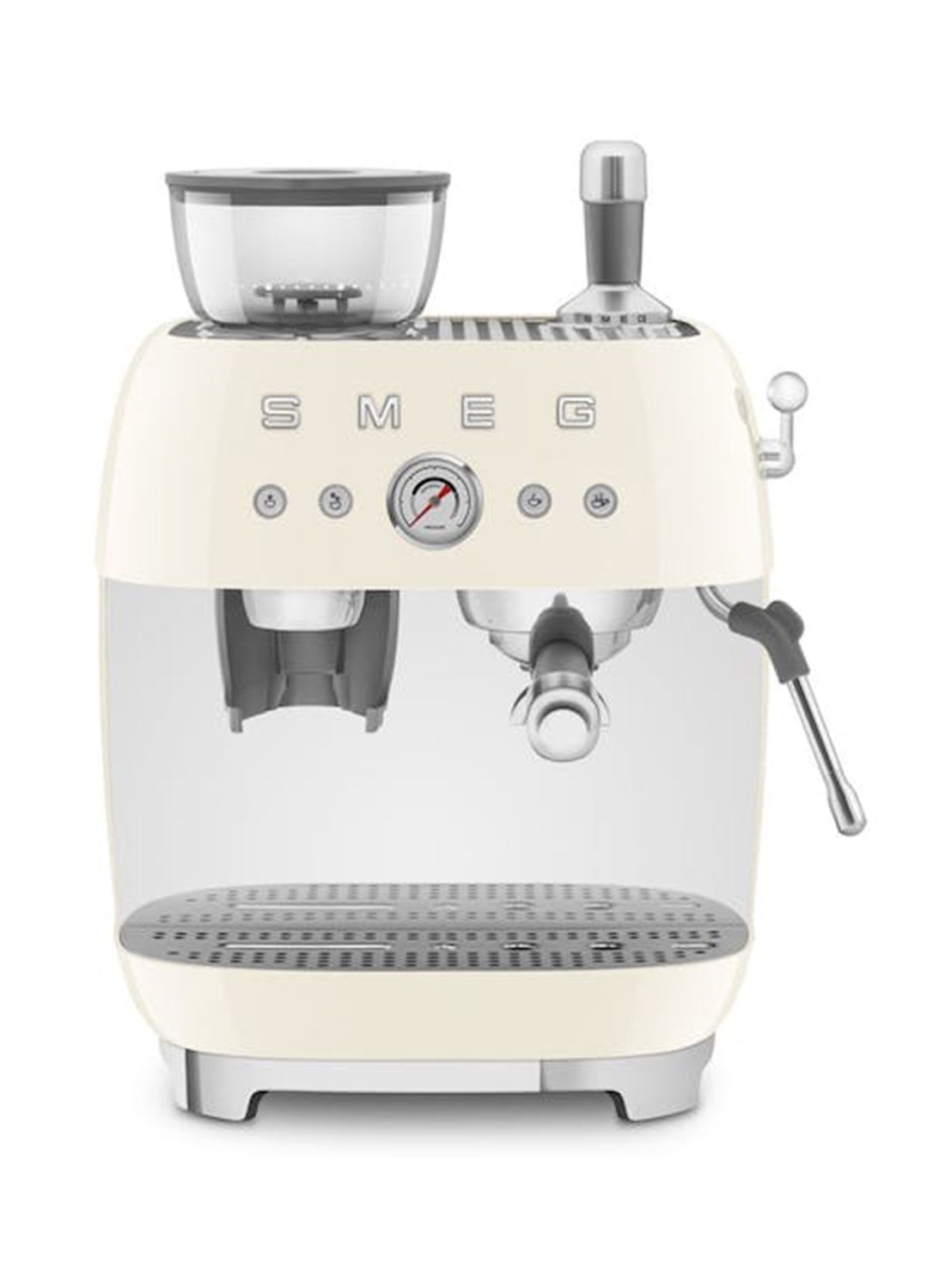‘50’s Style’ Coffee Machine with Built in Grinder 1350-1650 Watt 0.01 L 1650.0 W EGF03CRAU Cream