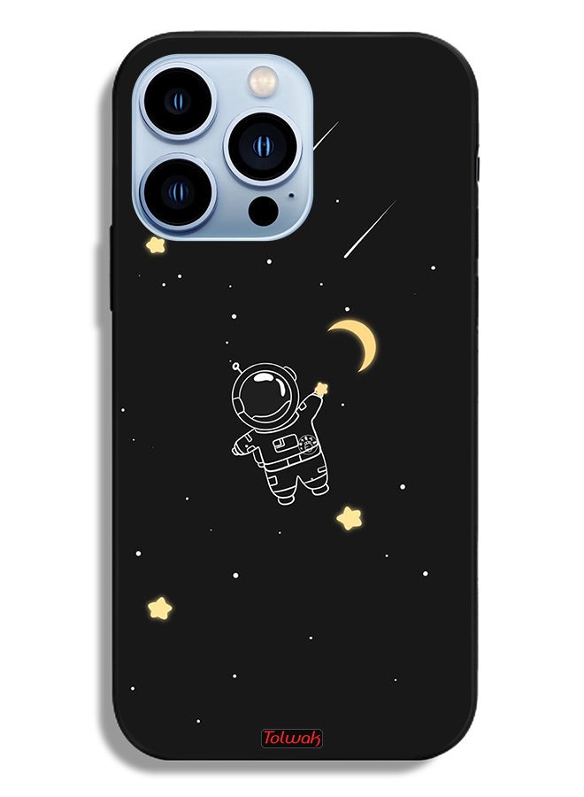 Tolwak Apple iPhone 13 Pro Protective Case Astronaut Art Clip - Image 2