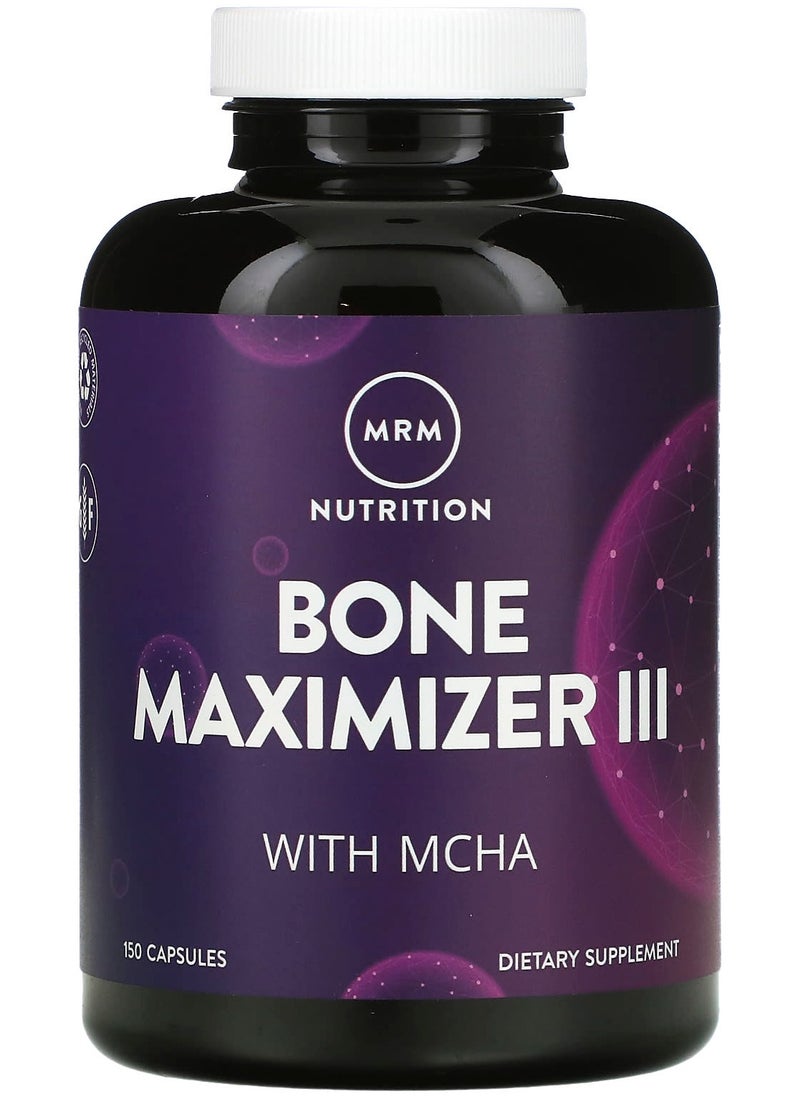 MRM Nutrition - Bone Maximizer III with MCHA, 150 Capsules - Image 1