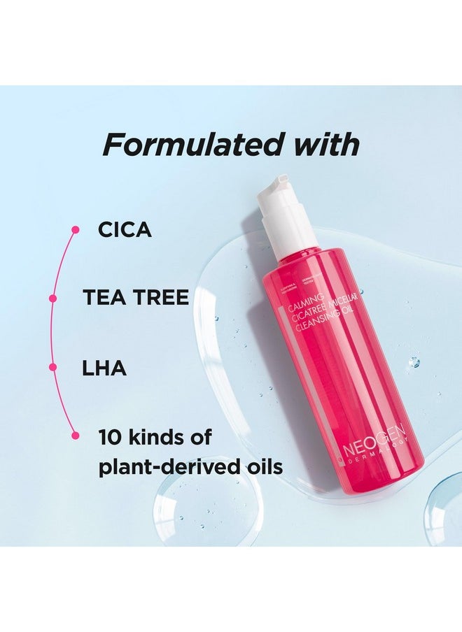 DERMALOGY by NEOGENLAB Neogen Calming Cica Tree Micellar Cleansing Oil 10.14 Fl Oz (300Ml) Waterproof Makeup Remover For Sensitive Skin Clean Beauty Korean Skin Care  - Image 4