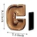 AORCMITN Large Wooden Letter Coin Personalized Piggy Bank for Boys Girls Kids Toddler Adults Money Bank Best Gift for Friends 92 InchC - Image 4