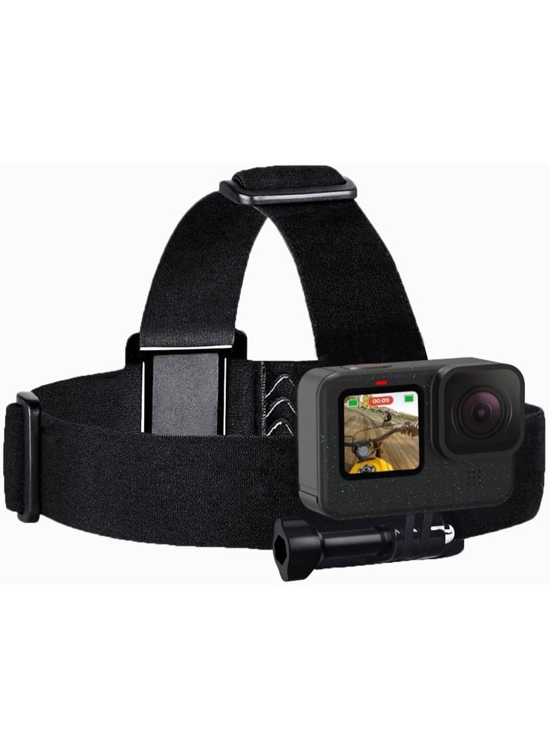 Head-Mounted Phone Holder & Head Strap Bundle, First-Person View Video Shooting Bracket with Phone Clamps, Outdoor Live Streaming Mount Compatible with Most Camera Phones & GoPro Accessories - Image 3