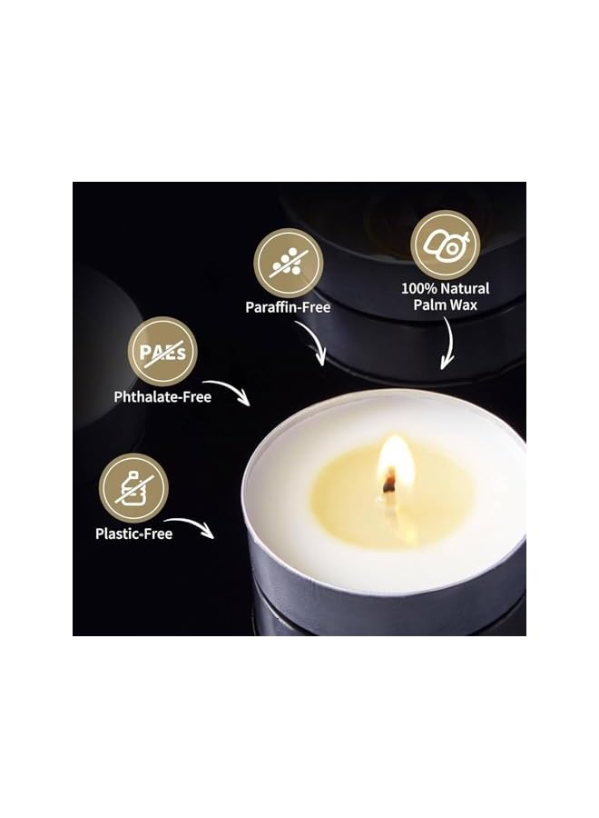 Green Tiger 100 Pack Tea Lights Candles, Tealight Candles,White Smokeless Dripless Long Lasting Tea Light Candles,Tea Candles for | Weddings | Party | Shabbat | Home Decorative Tealights - Image 2