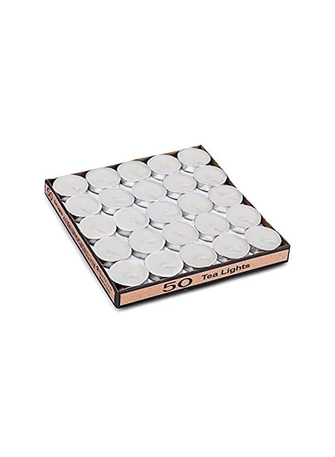 Green Tiger 100 Pack Tea Lights Candles, Tealight Candles,White Smokeless Dripless Long Lasting Tea Light Candles,Tea Candles for | Weddings | Party | Shabbat | Home Decorative Tealights - Image 4