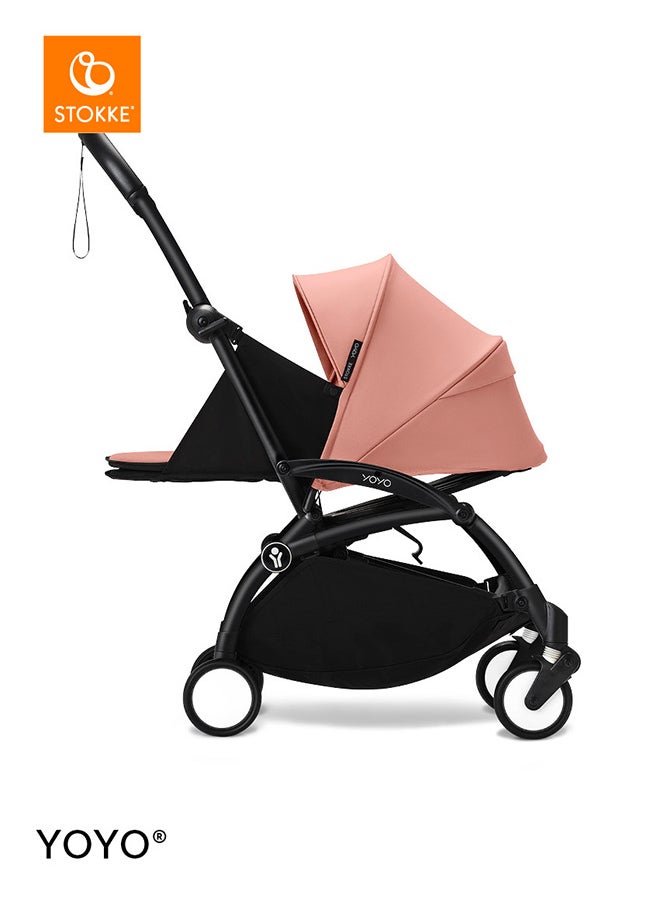 STOKKE YOYO3 Black Frame With 0+ Newborn Pack Ginger  - Image 4