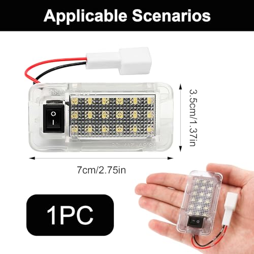 CZMZHFC LED Luggage Compartment Light Fits for Toyota RAV4,Trunk Ceiling Lights Lamps,Decorative Atmosphere Lamp,Interior Replacement LED Lights Lamps,Car Accessories (for Toyota RAV4 2022-2025) - Image 2