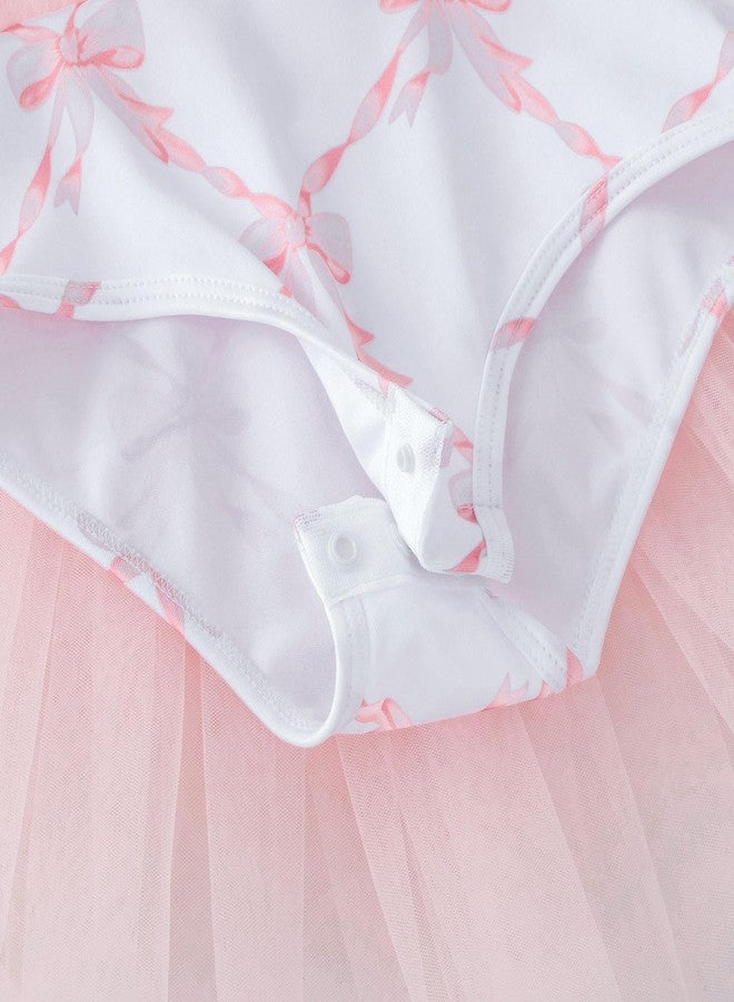 Tutu.kk Toddler Girls Tutu Dresses Strap Shiny Tulle Ballet Leotard Ballerina Outfits for Dance Butterfly Bow 18-24 Months - Image 5