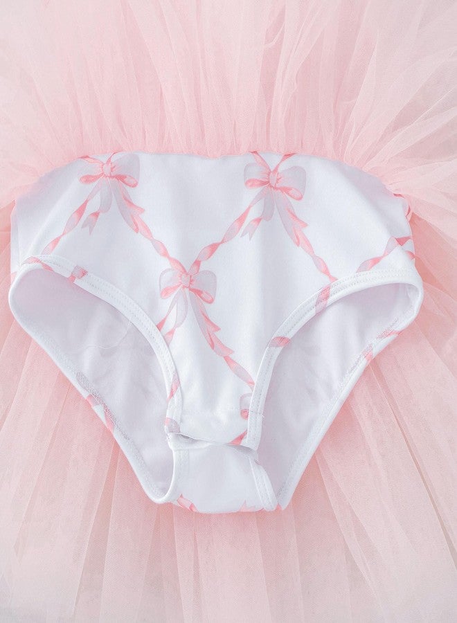 Tutu.kk Toddler Girls Tutu Dresses Strap Shiny Tulle Ballet Leotard Ballerina Outfits for Dance Butterfly Bow 18-24 Months - Image 2