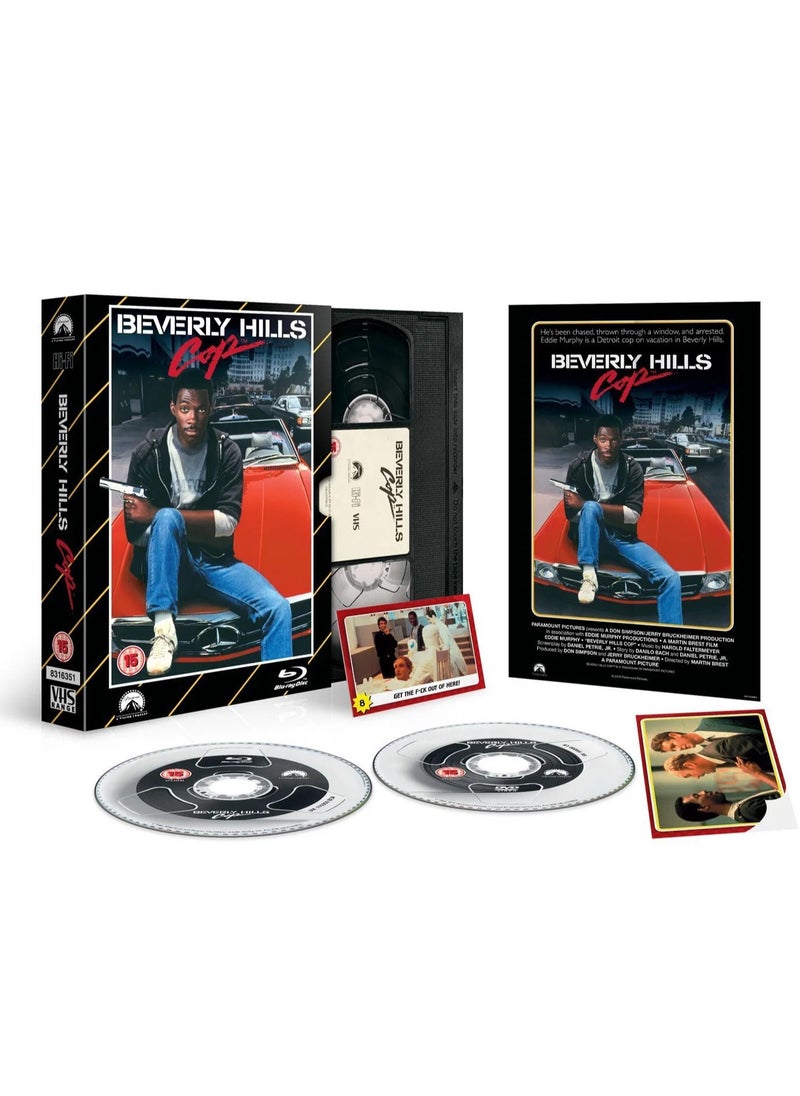 Paramount Pictures Beverly Hills Cop - Blu-Ray & DVD Limited Edition VHS Range Collection (No VHS Included)  (1984 Movie)  - Image 1