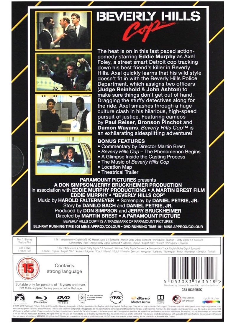 Paramount Pictures Beverly Hills Cop - Blu-Ray & DVD Limited Edition VHS Range Collection (No VHS Included)  (1984 Movie)  - Image 3