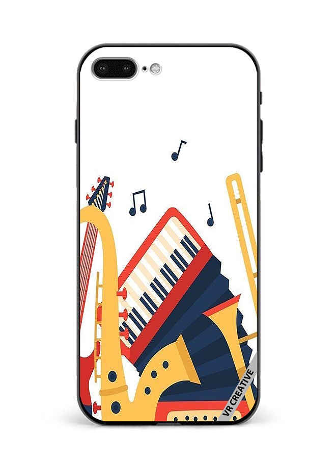 VR CREATIVE Protective Case Cover For Apple iPhone 7 Plus/8 Plus Music Instruments Design Multicolour - Image 1