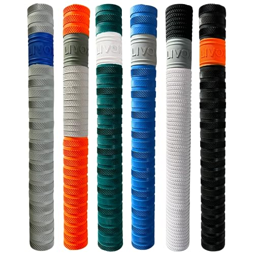 LIVOX Thunderblade, Dynamic And Bracelet Texture Cricket Bat Handle Grips pack of 6 Super Tacky - Image 1
