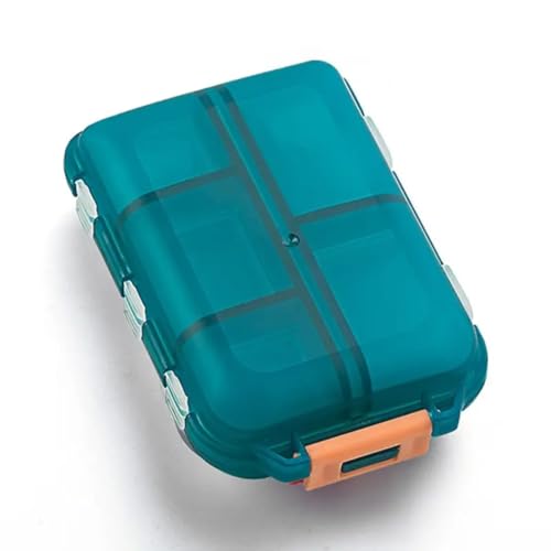 AILEXIM Medicine Pill Box with Travel Medicine Case Kit | Pocket Daily Pharmacy Container | Mini Pocket Size Travel use medicine Organizer Box | Flip Design Double Layer Tablet or Capsule Case (1) - Image 5