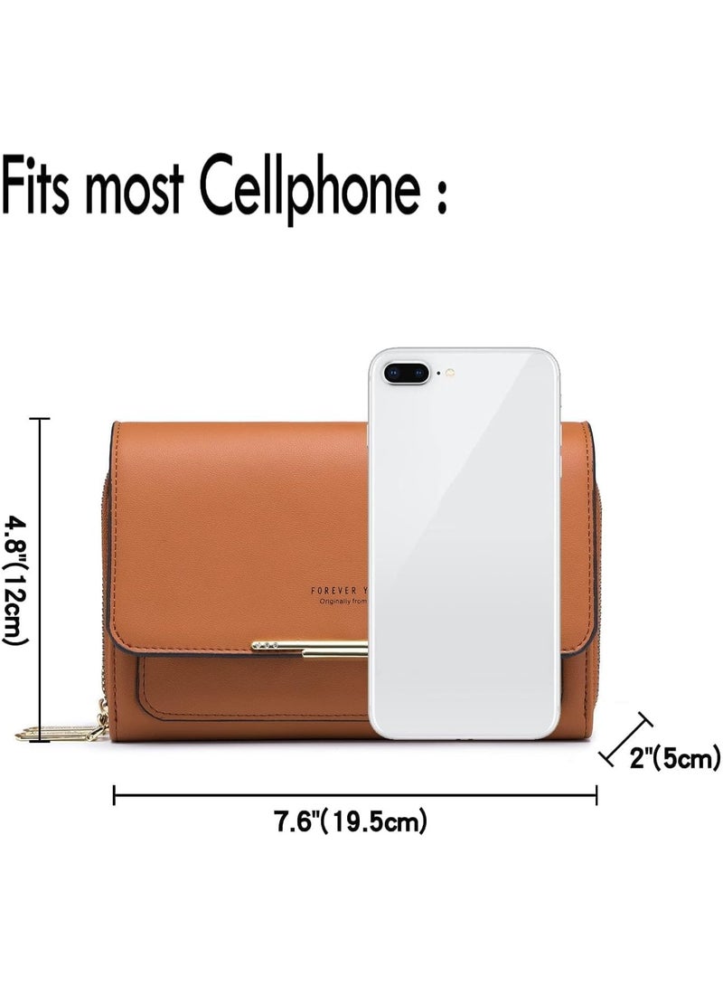 KOWVOWZ Small Crossbody Bag, Women Small Crossbody Shoulder Bag, Cellphone Bags with Credit Card Slots Women's Shoulder Handbags  - Image 2