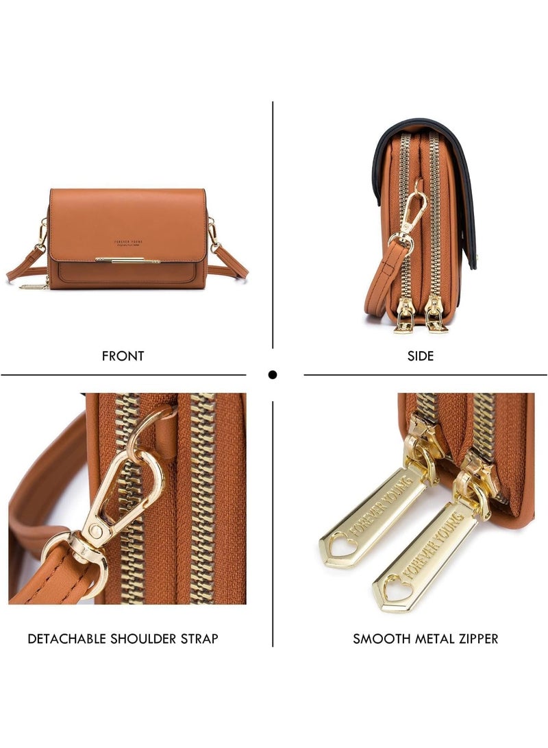 KOWVOWZ Small Crossbody Bag, Women Small Crossbody Shoulder Bag, Cellphone Bags with Credit Card Slots Women's Shoulder Handbags  - Image 4