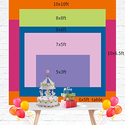 Eainb 7x5ft Pink Farm Barn Backdrop Cartoon Farm Animals Party Photography Background Pink Barn House Green Grass Background Girls 1st 2nd Birthday Party Baby Shower Cake Table Decoration Supplies - Image 5