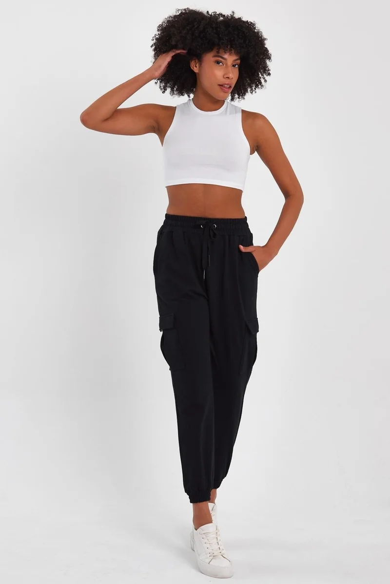 الكسندر جاردي Cargo Pocket Jogger Sweatpants (B23-0032)