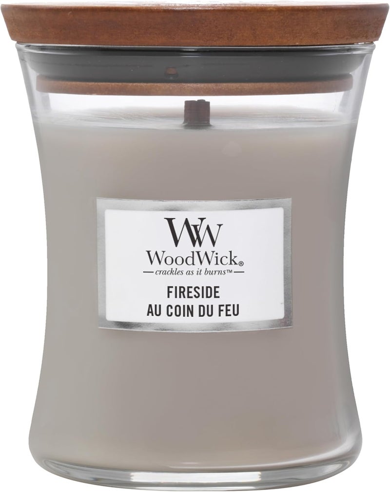 وودويك شمعة يانكي (YANKEE CANDLE) بفتيل خشبي (WoodWick) مع رائحة مميزة، وشكل على شكل ساعة رملية صغيرة (Mini Hourglass) | مدة احتراق تصل إلى 20 ساعة | هدايا مثالية للنساء - Image 1