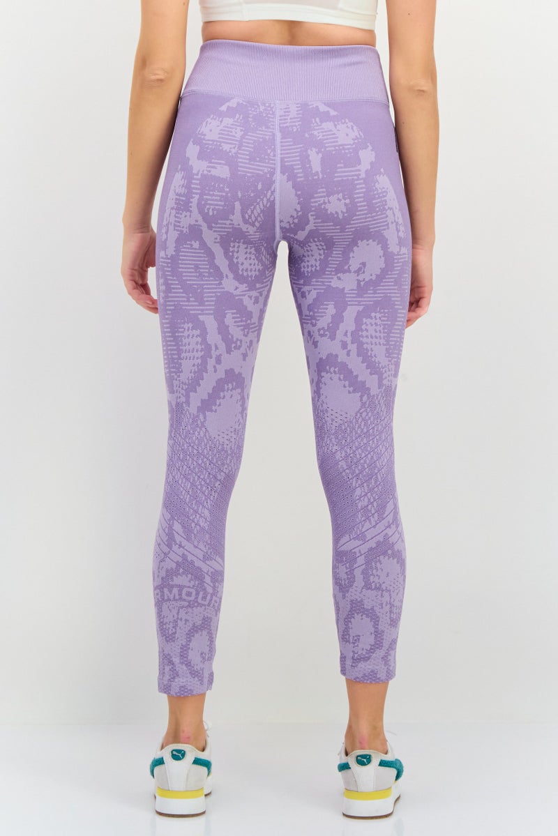 UNDER ARMOUR ليغينغز تدريب رياضية للنساء، لافندر - Image 3